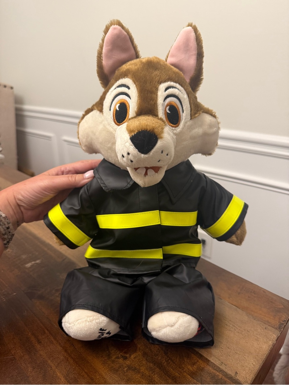 Build-A-Bear Great Wolf Lodge Wiley Wolf Plush & Firefighter
Outfit Bundle EUC